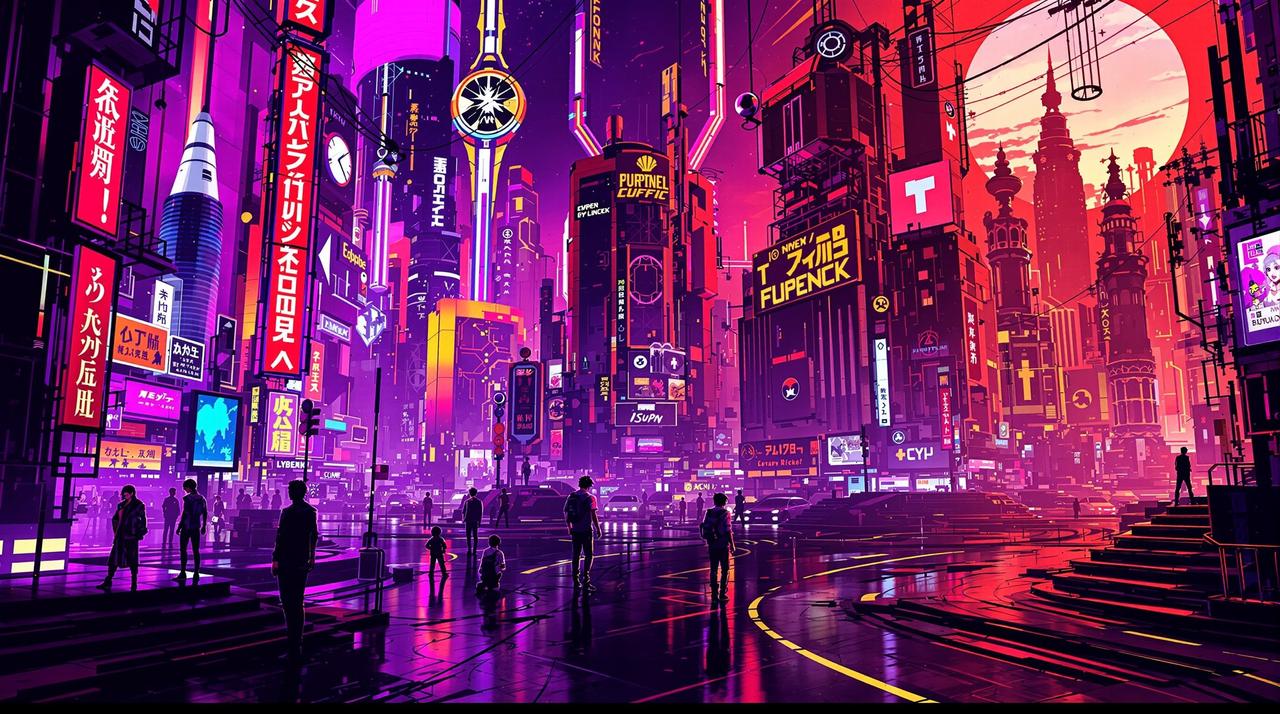 同人创作分享:暗夜行者赛博朋克风格插画合集 同人创作分享:暗夜行者赛博朋克风格插画合集 - 韩国漫画在线观看